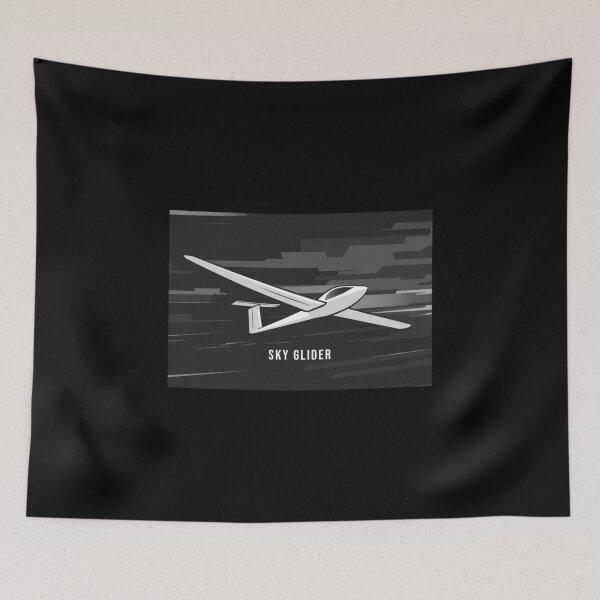 Item preview, SKY GLIDER Glider Plane Pilot Sailplane aerial floating soaring designed and sold by These_Prints.