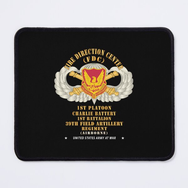 Item preview, 39th Field Artillery Regiment, 1st Platoon, FDC, Charlie Battery, 1st Battalion Airborne - V1 X 300 designed and sold by Military Insignia Products.