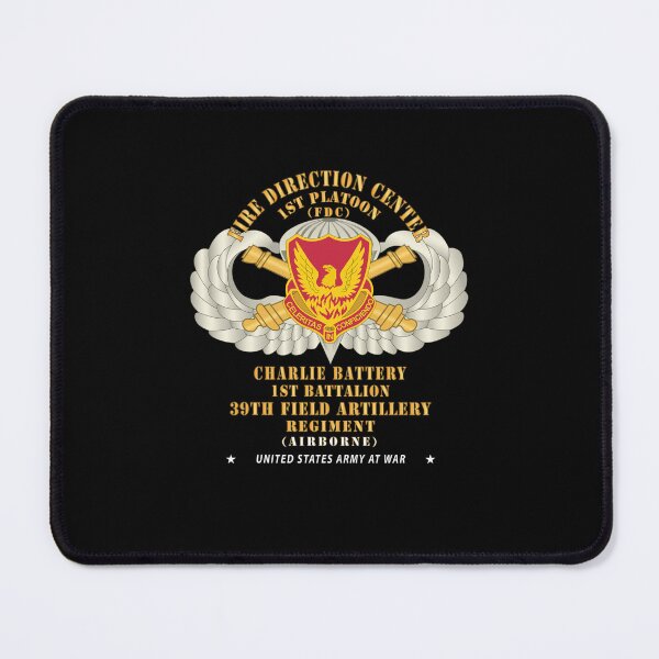Item preview, 39th Field Artillery Regiment, 1st Platoon, FDC, Charlie Battery, 1st Battalion Airborne X 300 designed and sold by Military Insignia Products.