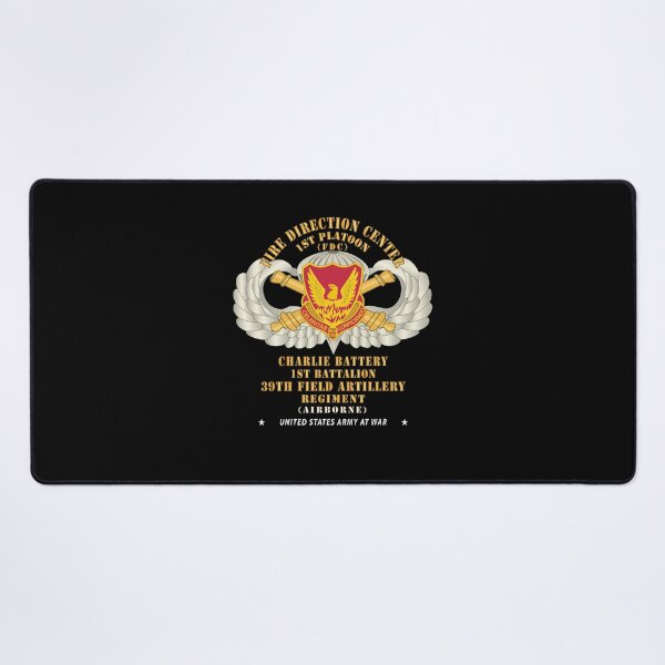 Item preview, 39th Field Artillery Regiment, 1st Platoon, FDC, Charlie Battery, 1st Battalion Airborne X 300 designed and sold by Military Insignia Products.