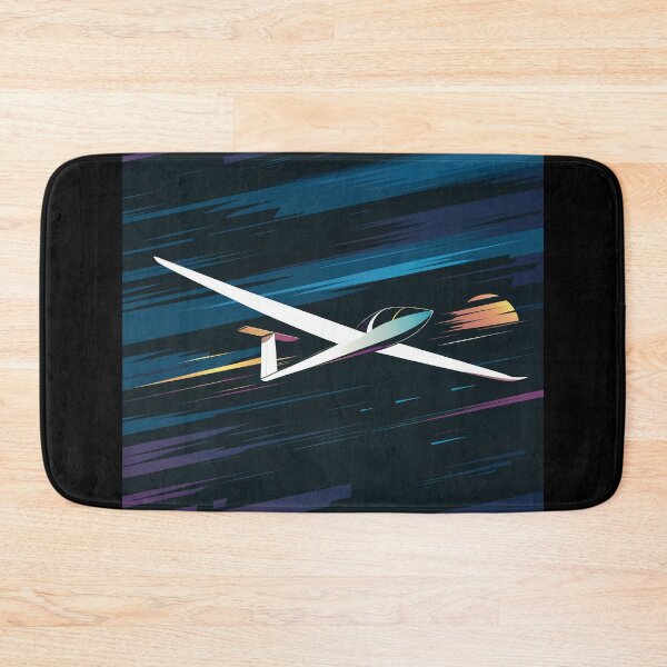 Item preview, Glider Plane Pilot Sailplane aerial floating soaring designed and sold by These_Prints.