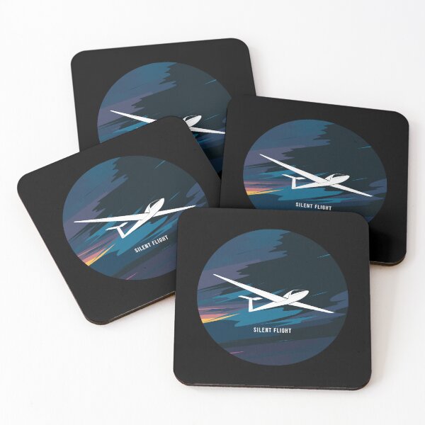 Item preview, SILENT FLIGHT Glider Plane Pilot Sailplane aerial floating soaring designed and sold by These_Prints.