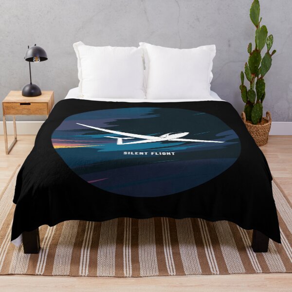Item preview, SILENT FLIGHT Glider Plane Pilot Sailplane aerial floating soaring designed and sold by These_Prints.