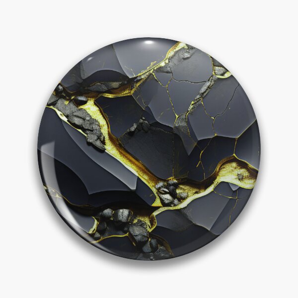 Item preview, Black Stone Gold Ore Glitter Modern Pattern Marble Texture designed and sold by Kubala Designs.