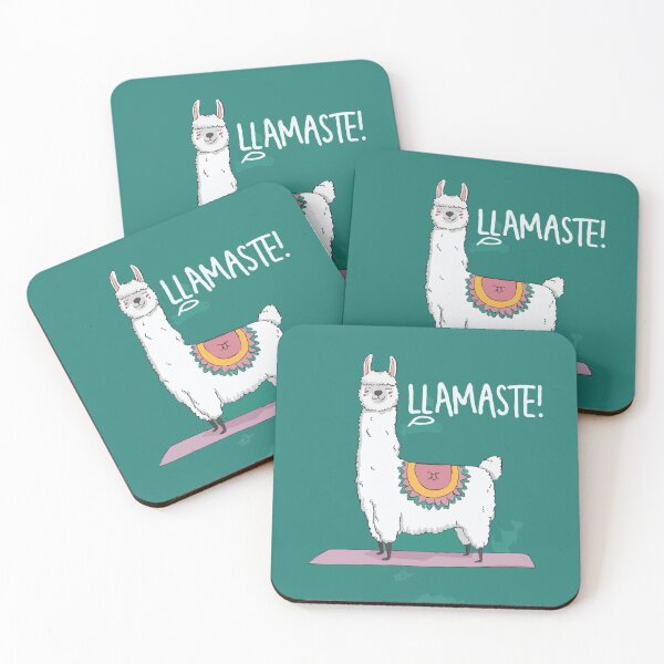 Item preview, Llamaste! Funny Yoga Llama T-shirt Design designed and sold by Collision19.