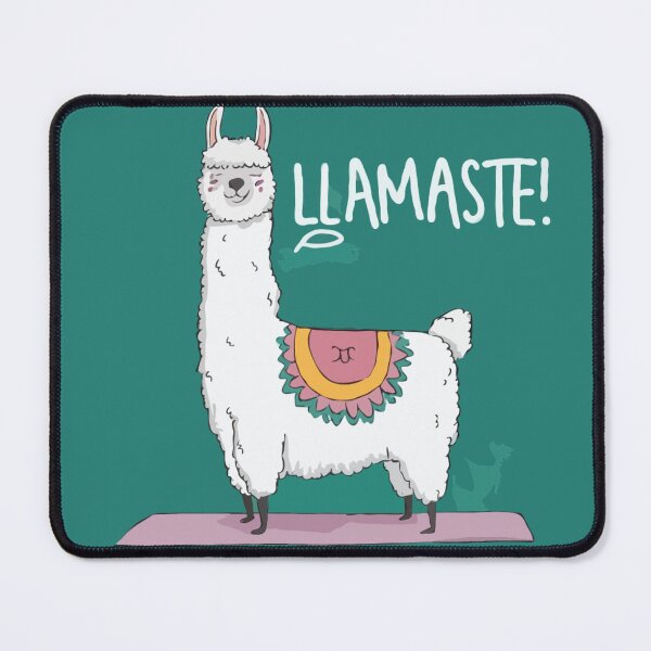 Item preview, Llamaste! Funny Yoga Llama T-shirt Design designed and sold by Collision19.