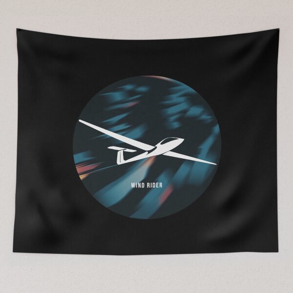 Item preview, WIND RIDER Glider Plane Pilot Sailplane aerial floating soaring designed and sold by These_Prints.