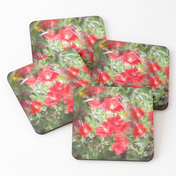 Item preview, Red Vinca Flowers Periwinkles X100 designed and sold by RichFrancoCars.