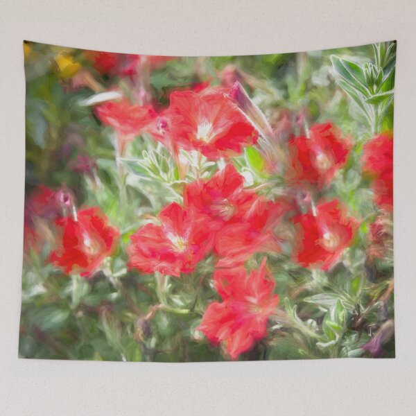 Item preview, Red Vinca Flowers Periwinkles X100 designed and sold by RichFrancoCars.