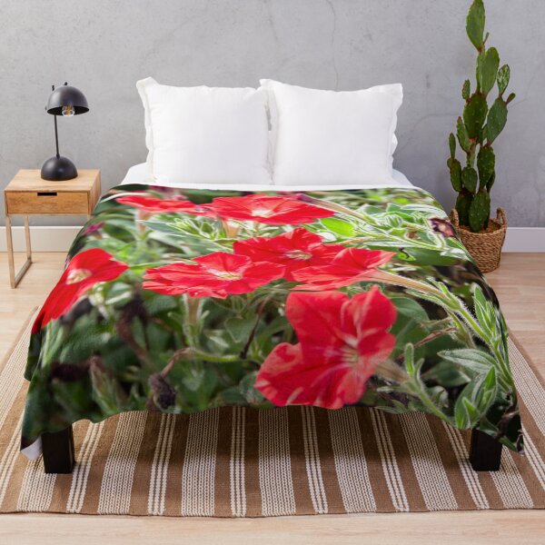 Item preview, Red Vinca Flowers Periwinkles X102 designed and sold by RichFrancoCars.