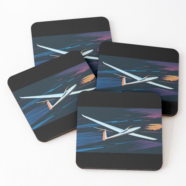 Item preview, Glider Plane Pilot Sailplane aerial floating soaring designed and sold by These_Prints.