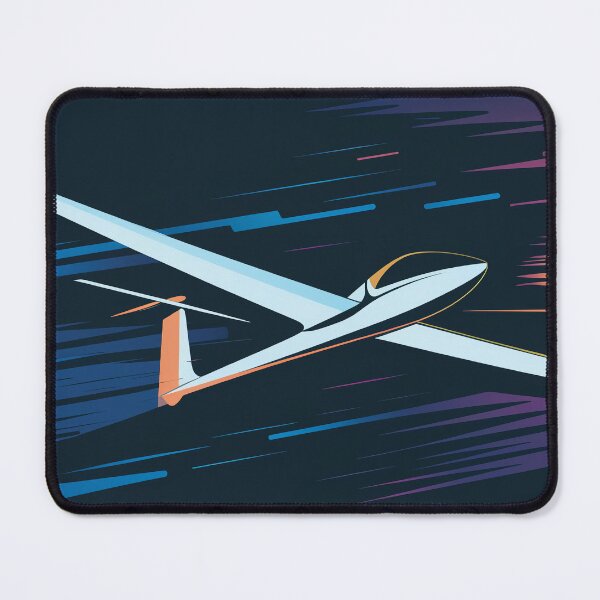 Item preview, Glider Plane Pilot Sailplane aerial floating soaring designed and sold by These_Prints.