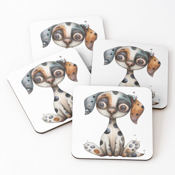 Aperçu de l'œuvre Quirky Dog créée et vendue par DigitCrea.