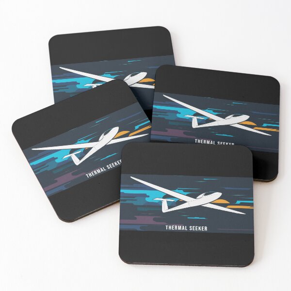 Item preview, THERMAL SEEKER Glider Plane Pilot Sailplane aerial floating soaring designed and sold by These_Prints.