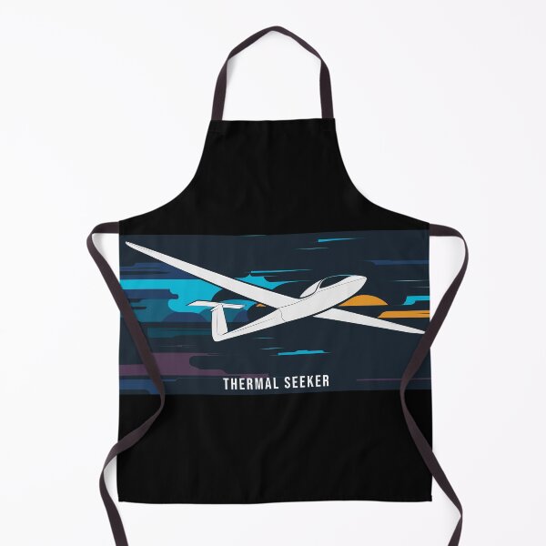 Item preview, THERMAL SEEKER Glider Plane Pilot Sailplane aerial floating soaring designed and sold by These_Prints.