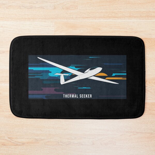 Item preview, THERMAL SEEKER Glider Plane Pilot Sailplane aerial floating soaring designed and sold by These_Prints.