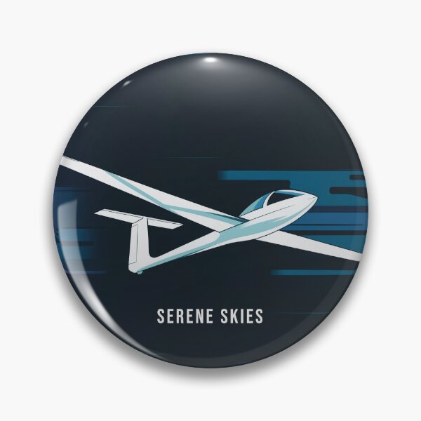 Item preview, SERENE SKIES Glider Plane Pilot Sailplane aerial floating soaring designed and sold by These_Prints.