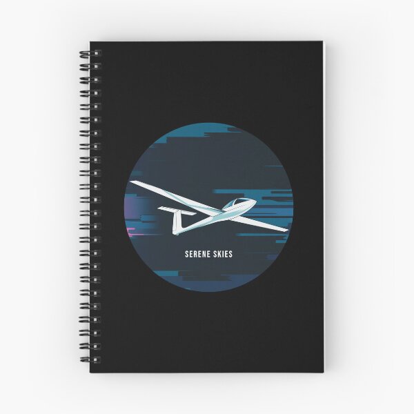 Item preview, SERENE SKIES Glider Plane Pilot Sailplane aerial floating soaring designed and sold by These_Prints.