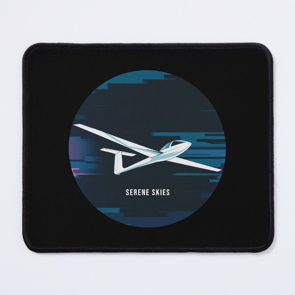 Item preview, SERENE SKIES Glider Plane Pilot Sailplane aerial floating soaring designed and sold by These_Prints.
