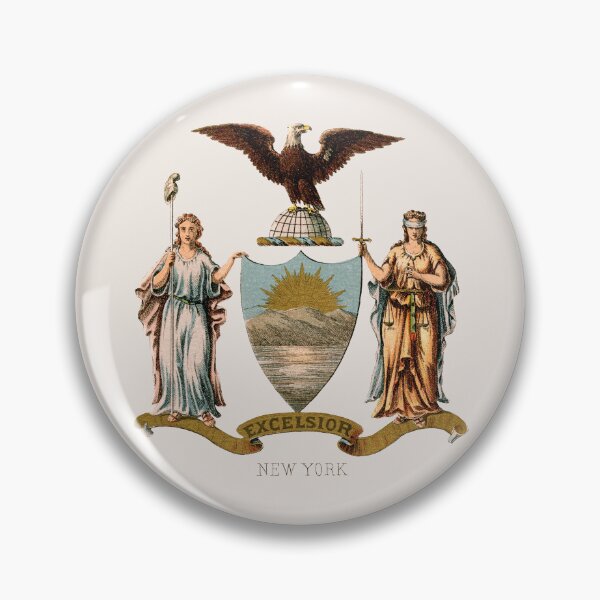 Item preview, 1876 New York Coat of Arms designed and sold by historicimage.