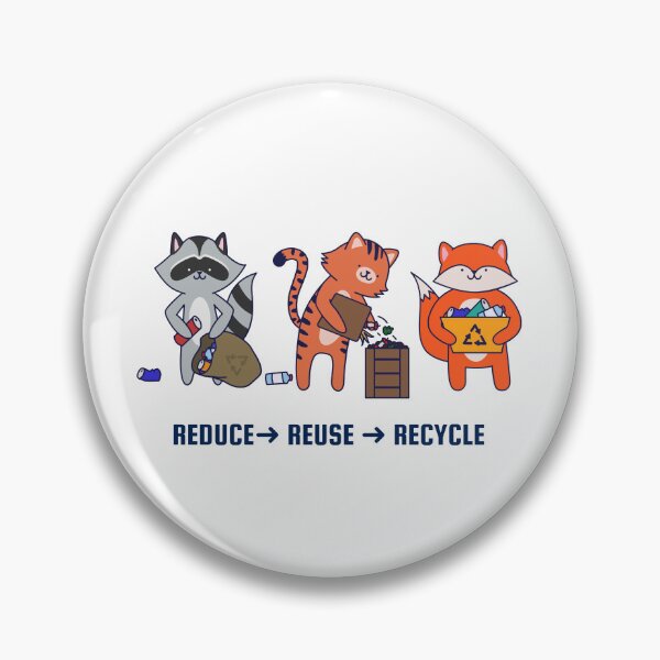 Item preview, reduce reuse recycle designed and sold by Sastee.
