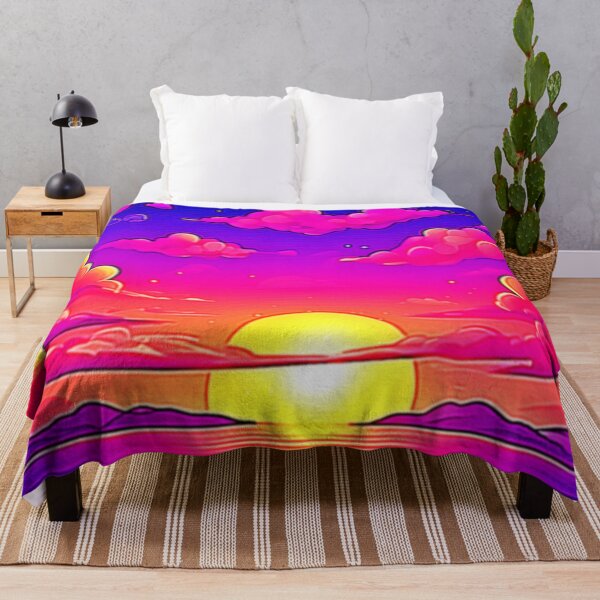Item preview, Pink and Purple Sunset designed and sold by Health And Fitness Posts e-Store.