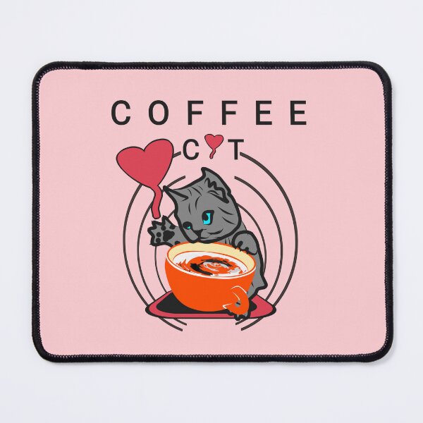 Item preview, Cat with Coffee Cat owner with coffee lovers designed and sold by vibeno1.