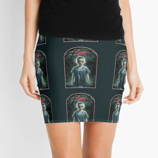 Item preview, STRANGER THINGS, Eleven, El, 11 (dark teal green background) designed and sold by bekksa.