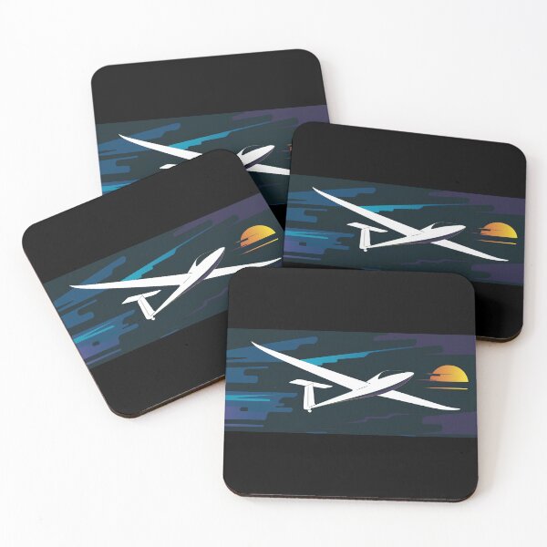 Item preview, Glider Plane Pilot Sailplane aerial floating soaring designed and sold by These_Prints.