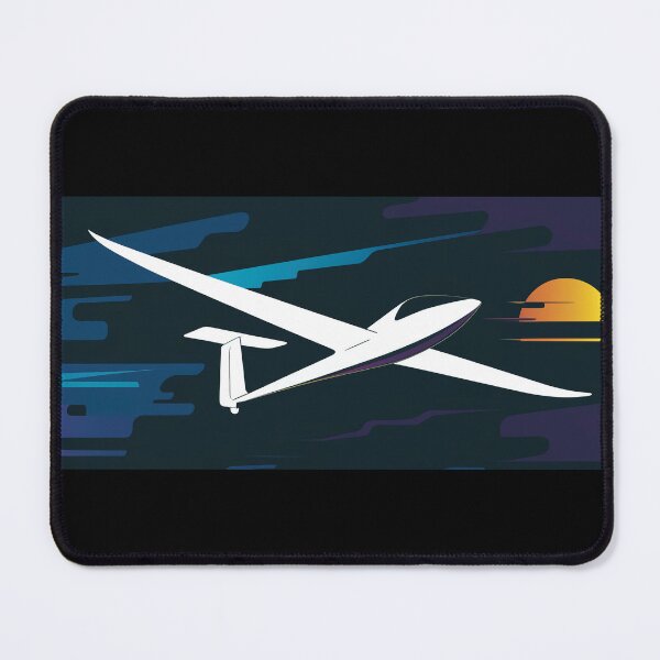 Item preview, Glider Plane Pilot Sailplane aerial floating soaring designed and sold by These_Prints.