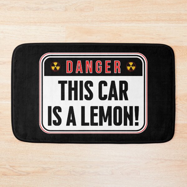 Item preview, DANGER:  This Car Is A Lemon! - funny warning traffic signs designed and sold by DesignsFromTW-S.