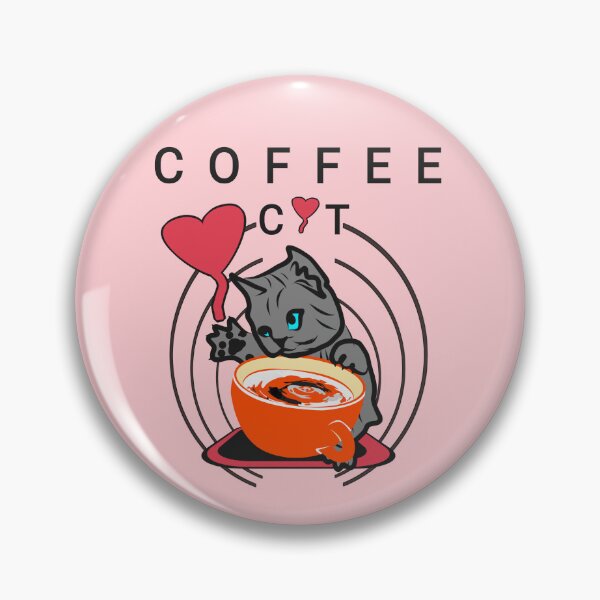 Item preview, Cat with Coffee Cat owner with coffee lovers designed and sold by vibeno1.