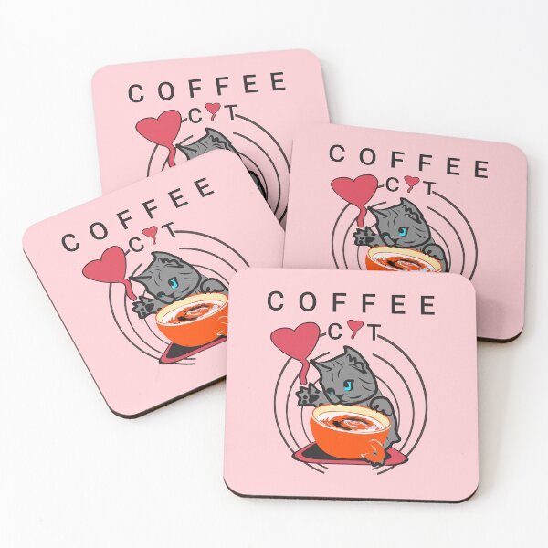 Item preview, Cat with Coffee Cat owner with coffee lovers designed and sold by vibeno1.