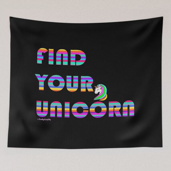 Item preview, Find Your Rainbow Unicorn designed and sold by TrashyCutiePie.