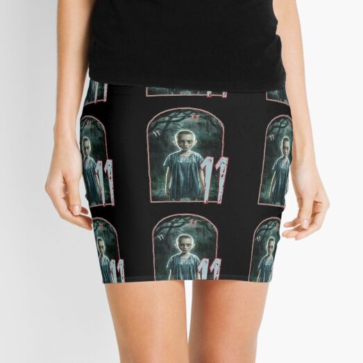 Item preview, STRANGER THINGS, Eleven, El, 11 (black background) designed and sold by bekksa.