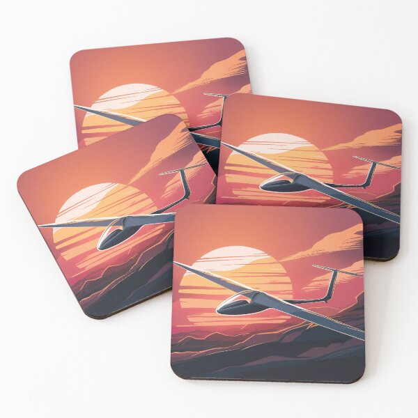 Item preview, Glider Plane Pilot Sailplane aerial floating soaring designed and sold by These_Prints.