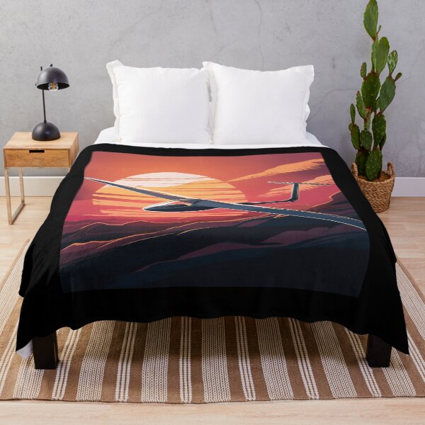 Item preview, Glider Plane Pilot Sailplane aerial floating soaring designed and sold by These_Prints.