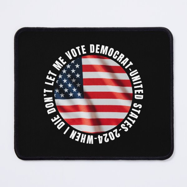 Item preview, When I die, don't let me vote Democrat sweatshirt, Aesthetic Republican t-shirt, Funny Trump hoodie, Political shirt, Democrat gift designed and sold by Amelia Blanca.