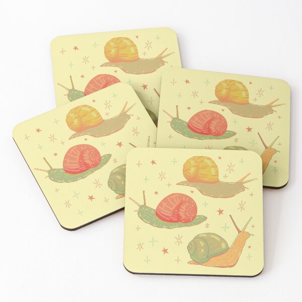 Item preview, Colorful Snails illustration  designed and sold by YaraCuteArt.