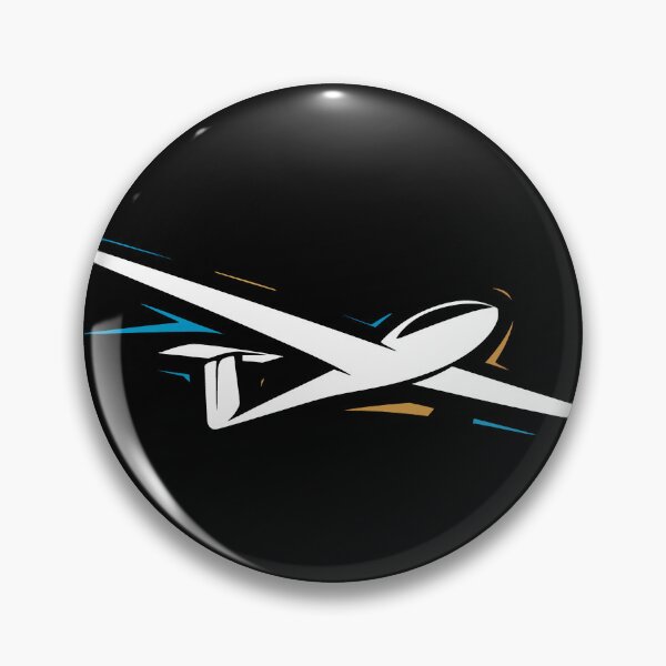 Item preview, Glider Plane Pilot Sailplane aerial floating soaring designed and sold by These_Prints.