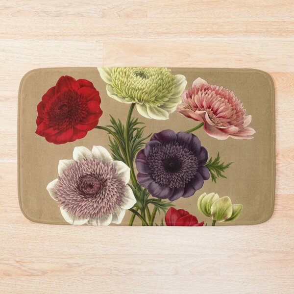 Item preview, Anemones Flower Scientific Vintage Illustration designed and sold by Lacasadellora.