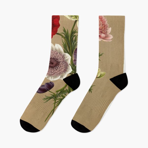 Item preview, Anemones Flower Scientific Vintage Illustration designed and sold by Lacasadellora.