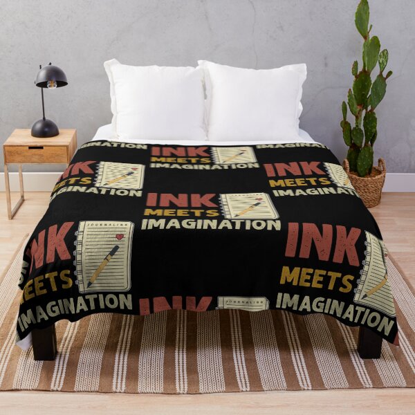 Item preview, Ink Meets Imagination Journaling Quote Creativity Creative Expression Self Improvement Journaling Lover designed and sold by KLArtzStore.
