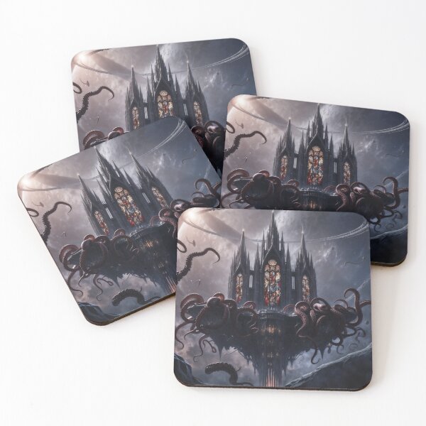 Item preview, Eldritch Spires: Where Cosmic Dread Meets Gothic Grandeur designed and sold by ArtGotika.