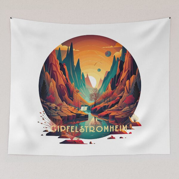 Item preview, Town of Gipfelstromheim designed and sold by ForeverPrintsOK.