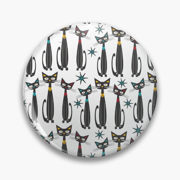 Item preview, Mid Century Modern Atomic Cat designed and sold by darkskydelights.