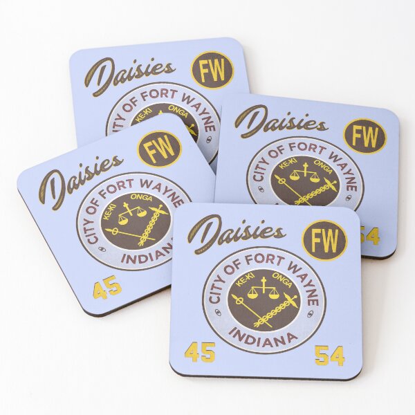 Item preview, Fort Wayne Daisies • AAGPBL Patch • Fort Wayne, Indiana designed and sold by MKE Rhine Maiden  •  Grumble Services, LLC..