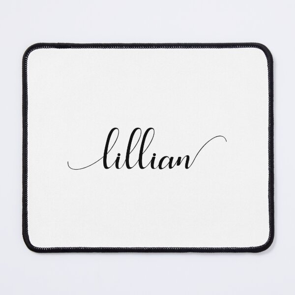 Item preview, Lillian - Custom name on delicate black cursive font designed and sold by To the Lua.