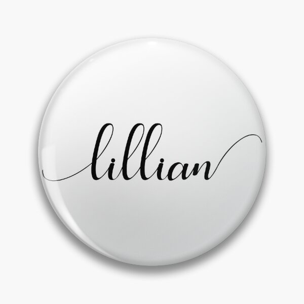 Item preview, Lillian - Custom name on delicate black cursive font designed and sold by To the Lua.