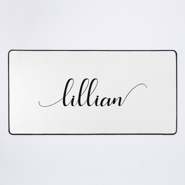 Item preview, Lillian - Custom name on delicate black cursive font designed and sold by To the Lua.